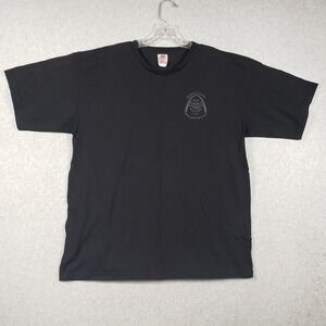 Bayside Men XL Black Graphic T-Shirt IATSE Local 6 St Louis Stagehand Union Made